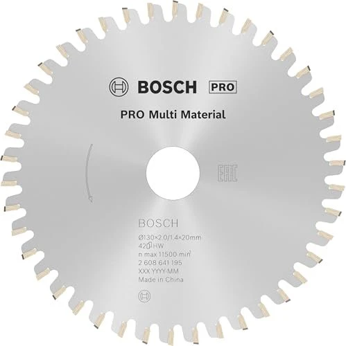 Bosch Professional Multi Material Kreissägeblatt 42Z, 130x2x20mm, 1 Stück