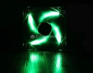 BitFenix Spectre LED schwarz/grün, 120mm