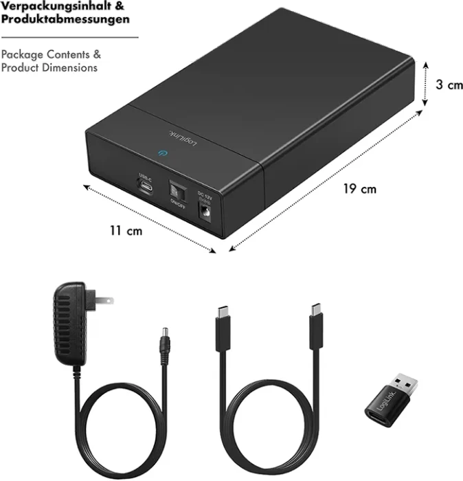 LogiLink UA0460, USB-C 3.0