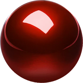 Perixx PERIPRO-304GLR 55mm für PERIBOARD-322/522, Ersatz-Trackball, rot