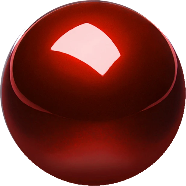 Perixx PERIPRO-304GLR 55mm für PERIBOARD-322/522, Ersatz-Trackball, rot