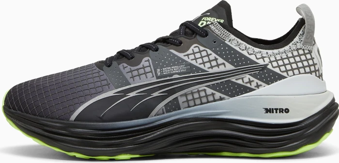 Puma ForeverRun Nitro WTR puma black/glacial gray/fizzy apple (Herren)