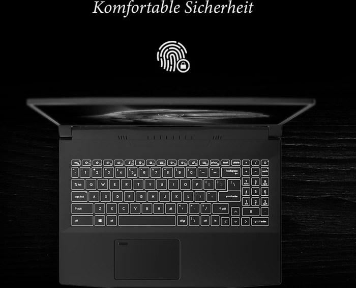 MSI Creator M16 A11UD-664, Core Black, Core i7-11800H, 16GB RAM, 1TB SSD, GeForce RTX 3050 Ti, DE