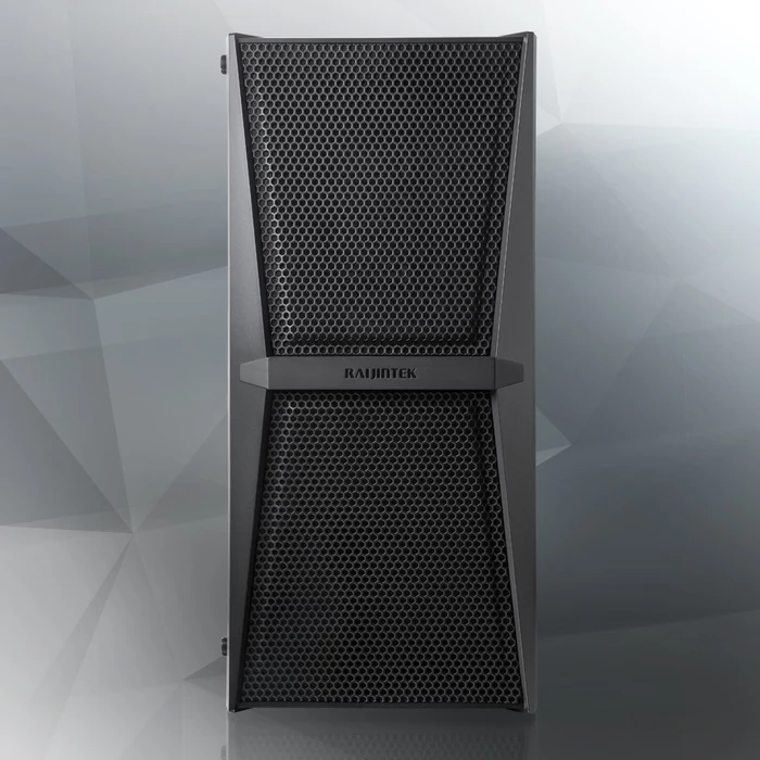 Raijintek Silenos MS, schwarz, Glasfenster
