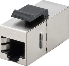 goobay Keystone Modul RJ-45 Buchse via RJ-45 Buchse Cat6