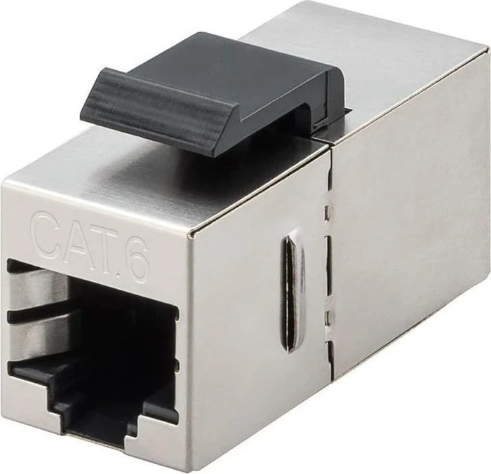 goobay Keystone Modul RJ-45 Buchse via RJ-45 Buchse Cat6