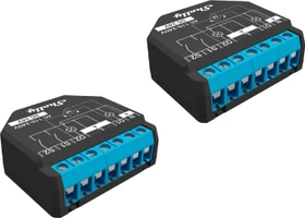 Shelly Plus 2PM, 2-Kanal, Unterputz, Schaltaktor, 2er-Pack