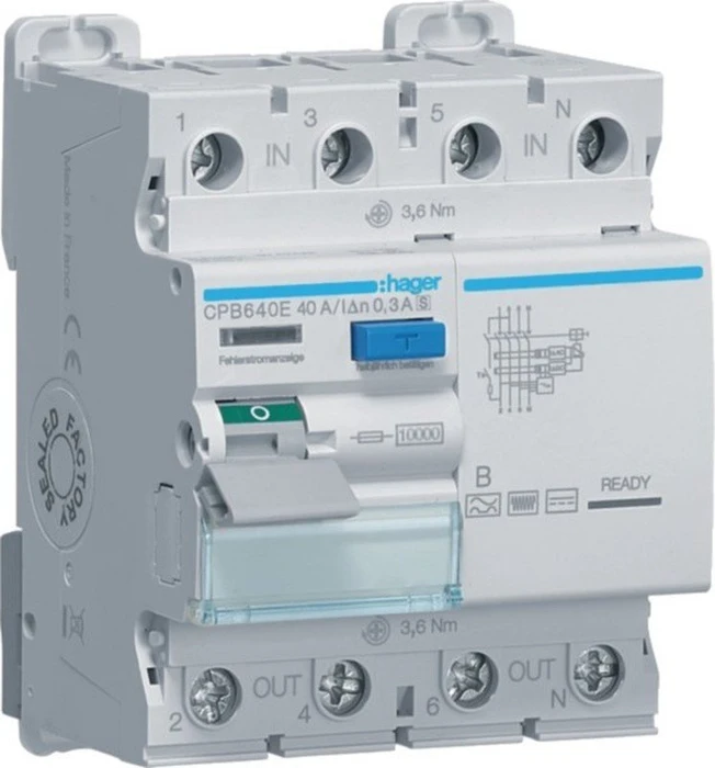 Hager FI-Schutzschalter (CPB640E)