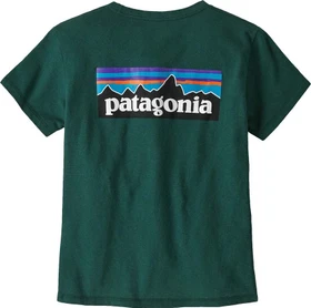 Patagonia P-6 Logo Responsibili-Tee T-Shirt kurzarm cascade green (Damen)