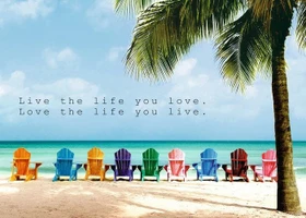 Ravensburger Puzzle Live the life you love. Love the life you live.