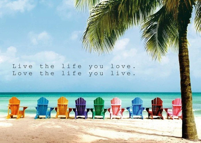 Ravensburger Puzzle Live the life you love. Love the life you live.