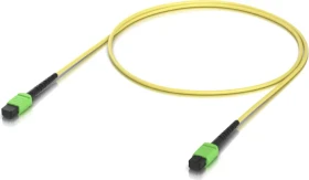 Ubiquiti UniFi MPO-12 Typ B female 100G Patchkabel, OS2, 1x MPO-APC Stecker/1x MPO-APC Stecker, 1m, gelb
