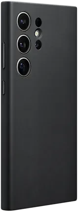 Samsung Hochuen Vegan Leather Case für Galaxy S24 Ultra schwarz
