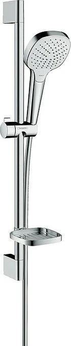 Hansgrohe Croma Select E Brauseset Vario mit Brausestange und Seifenschale 65cm