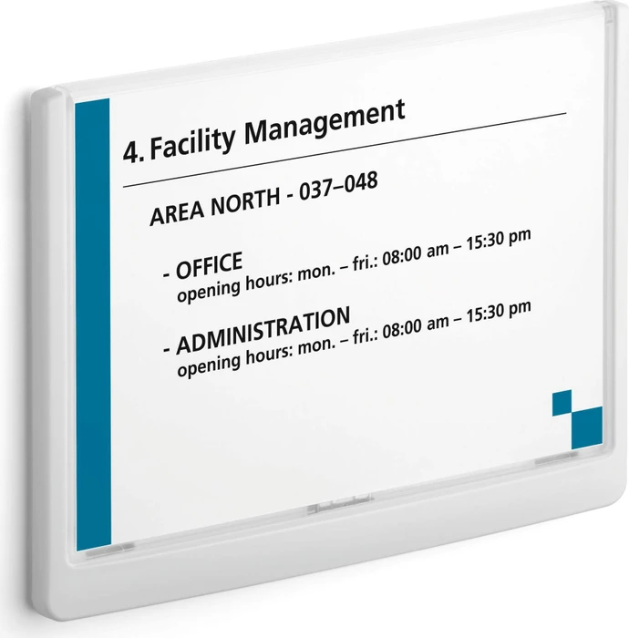 Durable Click Sign A5 Türschild