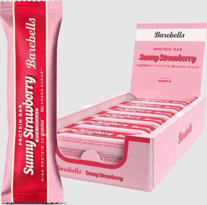 Barebells Protein Bar Sunny Strawberry 660g (12x 55g)