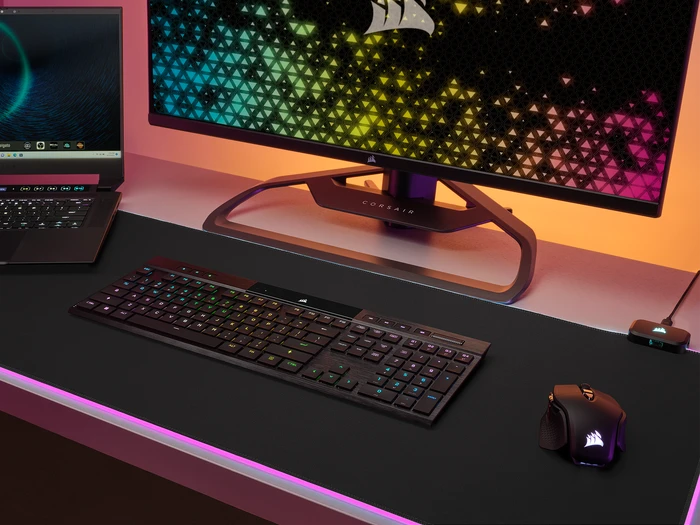 Corsair Gaming K100 AIR Wireless, MX RGB ULP Tactile, USB/Bluetooth, US