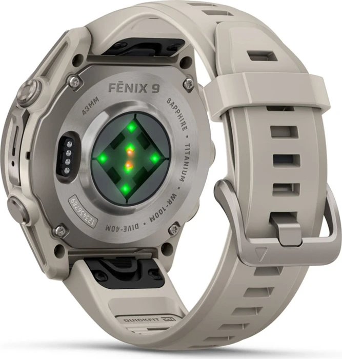 Garmin Fenix 9 43mm titanium/fog grey