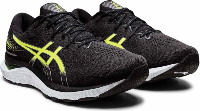 Asics Gel-Cumulus 24 black/hazard green (Herren)