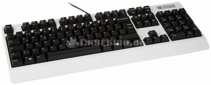 BenQ Zowie Celeritas Pro Gaming Keyboard &, schwarz/weiß, MX RED, PS/2 & USB, DE