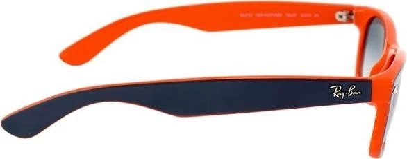 Ray-Ban RB2132 New Wayfarer Color Mix 55mm blau-orange/blau
