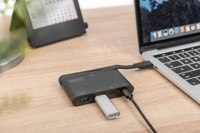 Digitus USB-Hub, 2x USB-C 3.1, 2x USB-A 3.1, USB-C 3.1 [Stecker]