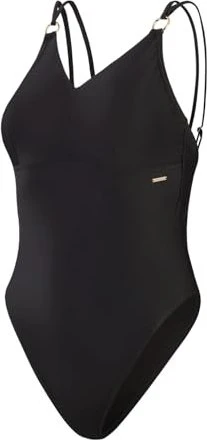 Speedo Asymmetrischer Badeanzug schwarz (Damen)