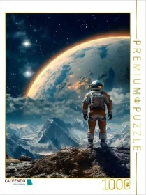 Calvendo Gipfelstürmer - Astronaut auf dem Gipfel eines fremden Berges