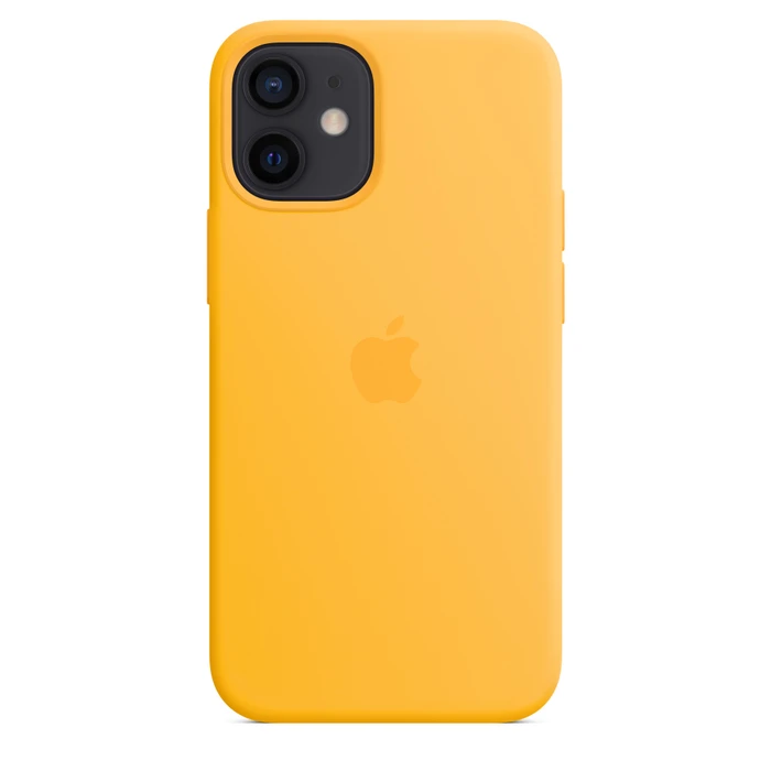 Apple Silikon Case mit MagSafe für iPhone 12 Mini Sonnenblume