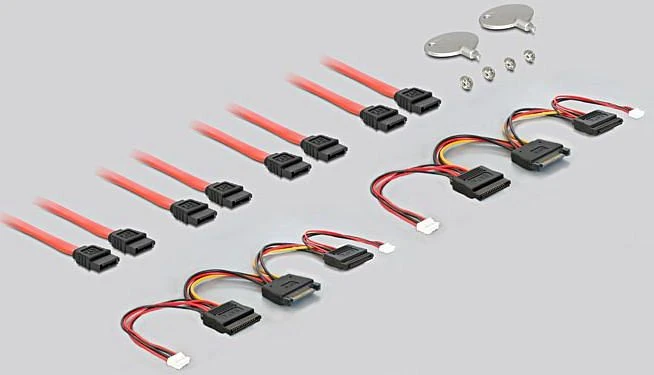 DeLOCK Wechselrahmen 4x 2.5", SATA 6Gb/s