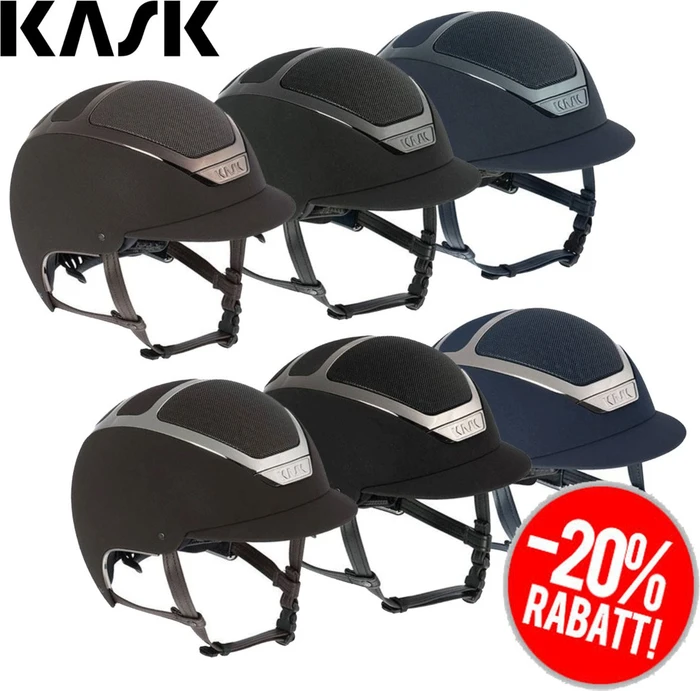 Kask Chrome Helm schwarz silber