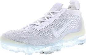 Nike Air VaporMax 2021 Flyknit white/black/metallic silver/photo blue (Herren)