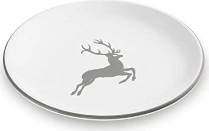 Gmundner Keramik Grauer Hirsch Dessertteller Cup 20cm