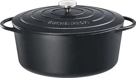 Küchenprofi Provence Bratentopf oval 40cm 12.5l schwarz