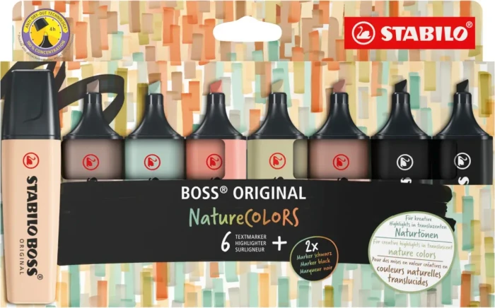 NatureColors sortiert, 8er-Set, Kartonetui