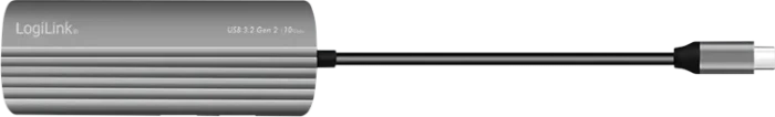 LogiLink Ultra-Slim USB-Hub, 2x USB-C 3.1/2x USB-A 3.1, USB-C 3.1 [Stecker]