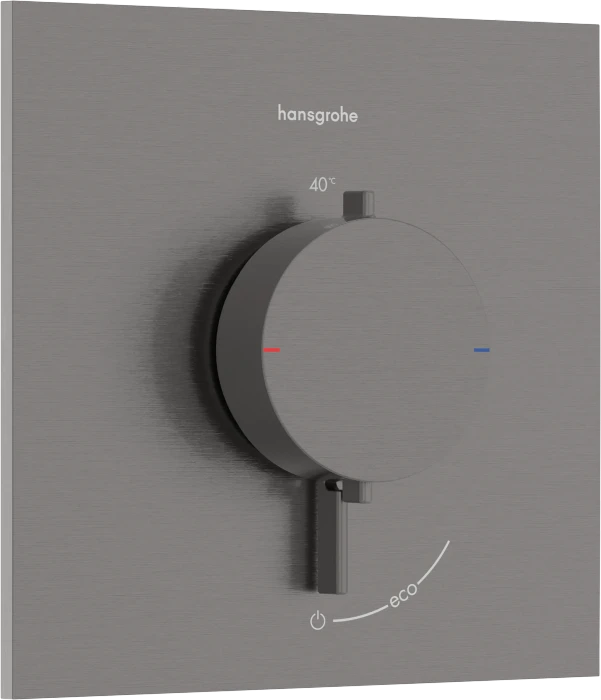 Hansgrohe Ecostat Comfort E Thermostat Unterputz für 1 Verbraucher brushed black chrome