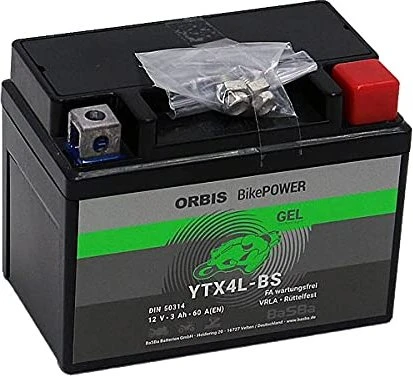 intAct Bike-power Gel YTX4L-BS