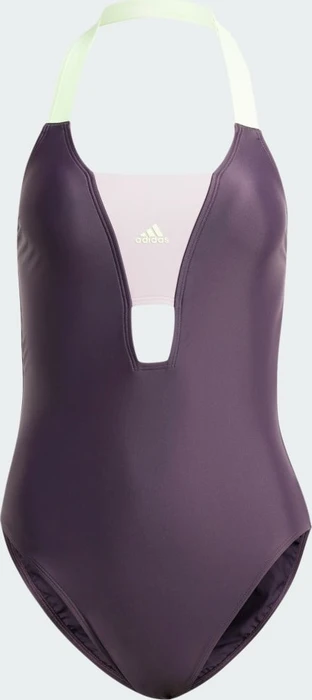 adidas Sportswear Colorblock Badeanzug aurora black/preloved fig (Damen)