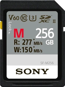Sony SF-M Series R277/W150 256GB, UHS-II U3, Class 10