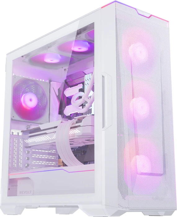 Phanteks Eclipse G500A DRGB, weiß, Glasfenster