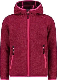 CMP Knit-Tech Meliert Fleece Jacke fuxia/anemone (Junior)
