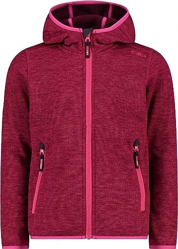 CMP Knit-Tech Meliert Fleece Jacke fuxia/anemone (Junior)