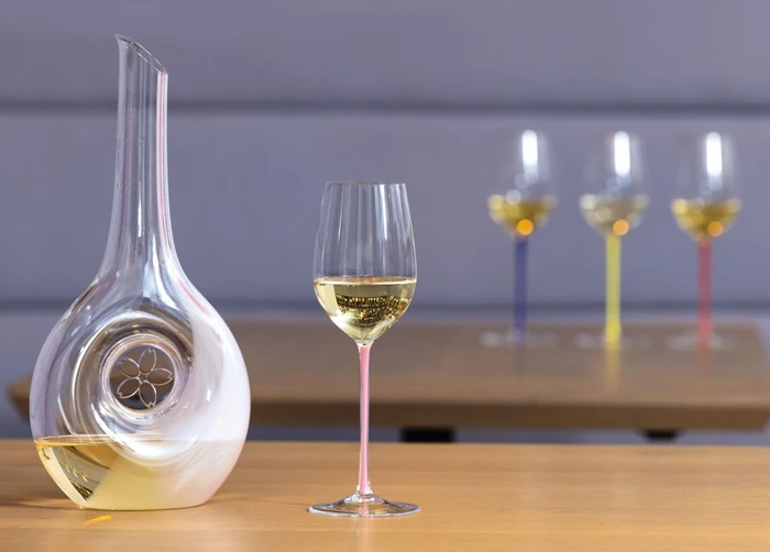 Riedel Fatto A Mano Riesling/Zinfandel Weißweinglas rosa
