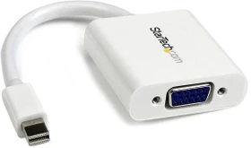 StarTech Mini DisplayPort [Stecker]/VGA [Buchse] Adapterkabel weiß (MDP2VGAW)