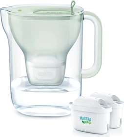 Brita Style Eco Tischwasserfilter inkl. 2 Kartuschen Pro All-In seagreen