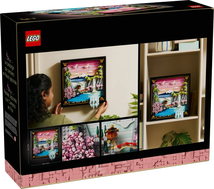 LEGO Art - Japanische Kirschblütenlandschaft