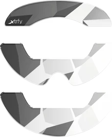 Cherry Xtrfy M42 / M42 Wireless Glass Skates, Mausgleiter, Litus White, grau/weiß