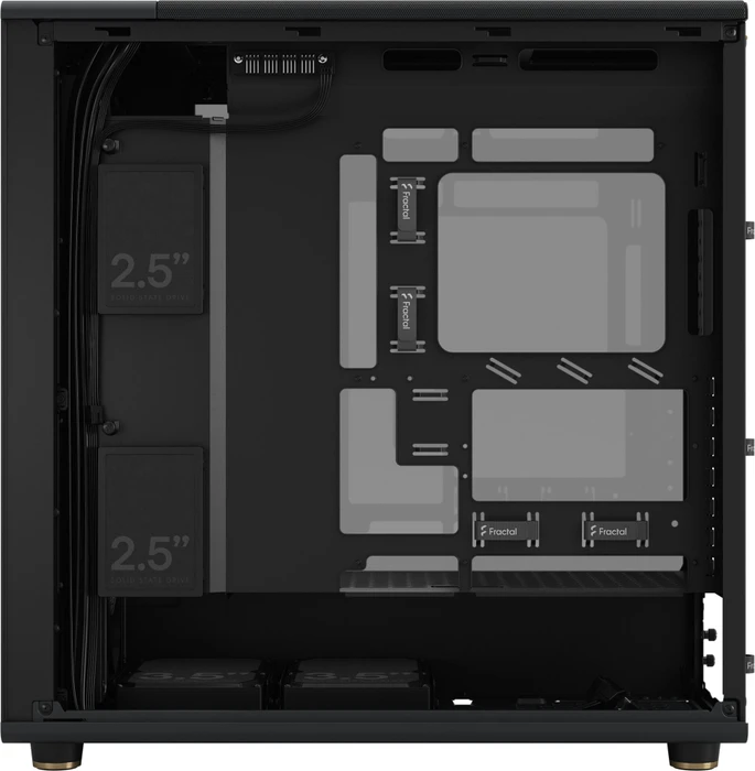 Fractal Design North XL RC Charcoal Black TG Dark, Glasfenster