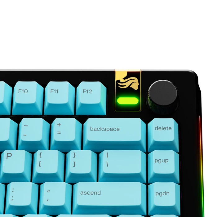 Glorious GPBT Gradient V2 Keycaps, Kunststoff (PBT), Ocean, blau, 131 Tasten, ANSI-US